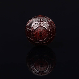 1pc Natural Red Sandalwood Charms,Yoga Charms For Bracelet,Nicely Carved Beads,Size 15mm 20mm