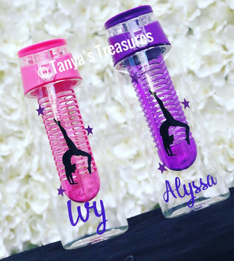 Gymnast Gymnastics Personalised Gymnast Water Bottle | Etsy