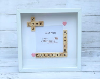 Mother and Daughter Frame, For a Mother, Mother Gift, Mother's Day, Mum Photo Frame, Mum Present, Personalised Mum Gift