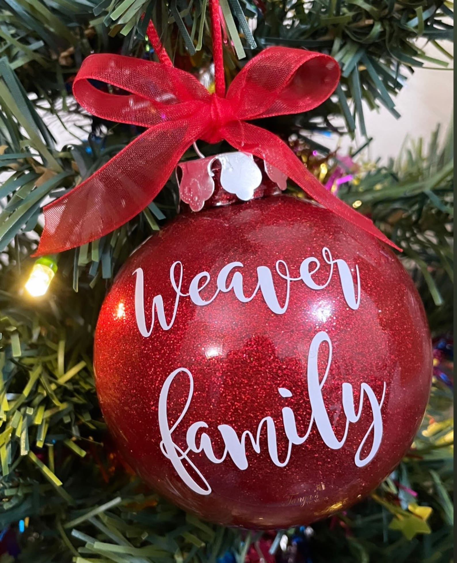 Baubles Baubles Christmas Christmas Ornament Personalised - Etsy UK