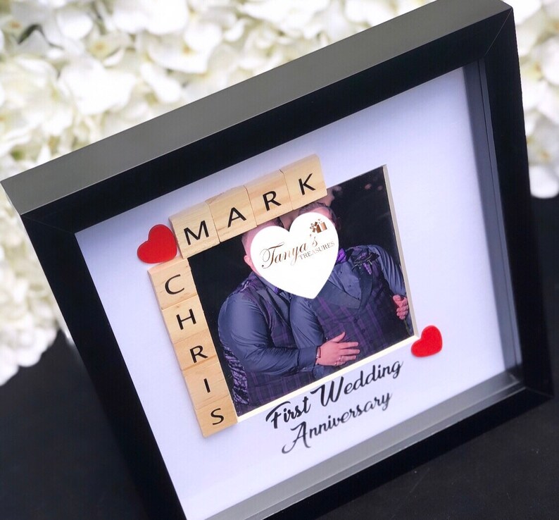 Anniversary Gifts, Anniversary Frame, Anniversary Frames, Anniversary Gifts For Men, Anniversary Gifts For Women, Handmade Anniversary Gift image 3