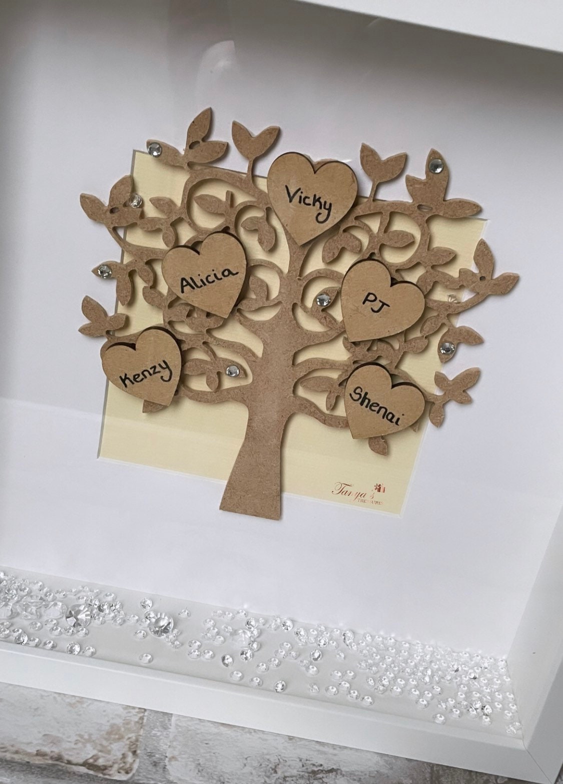 Family Tree Tree of Life Frame Personalised Family Frame | Etsy