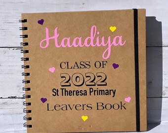 School Leavers Book, School Leavers Notebook, Autograph book 2022, School Leavers Keepsake, School Leavers Gifts, Class of 2022 Gifts, Book