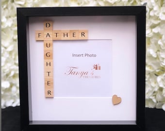 Father and Daughter Frame, For a Father, Father Gift, Father's Day, Dad Photo Frame, Dad Present, Personalised Dad Gift, Dad's Birthday Gift