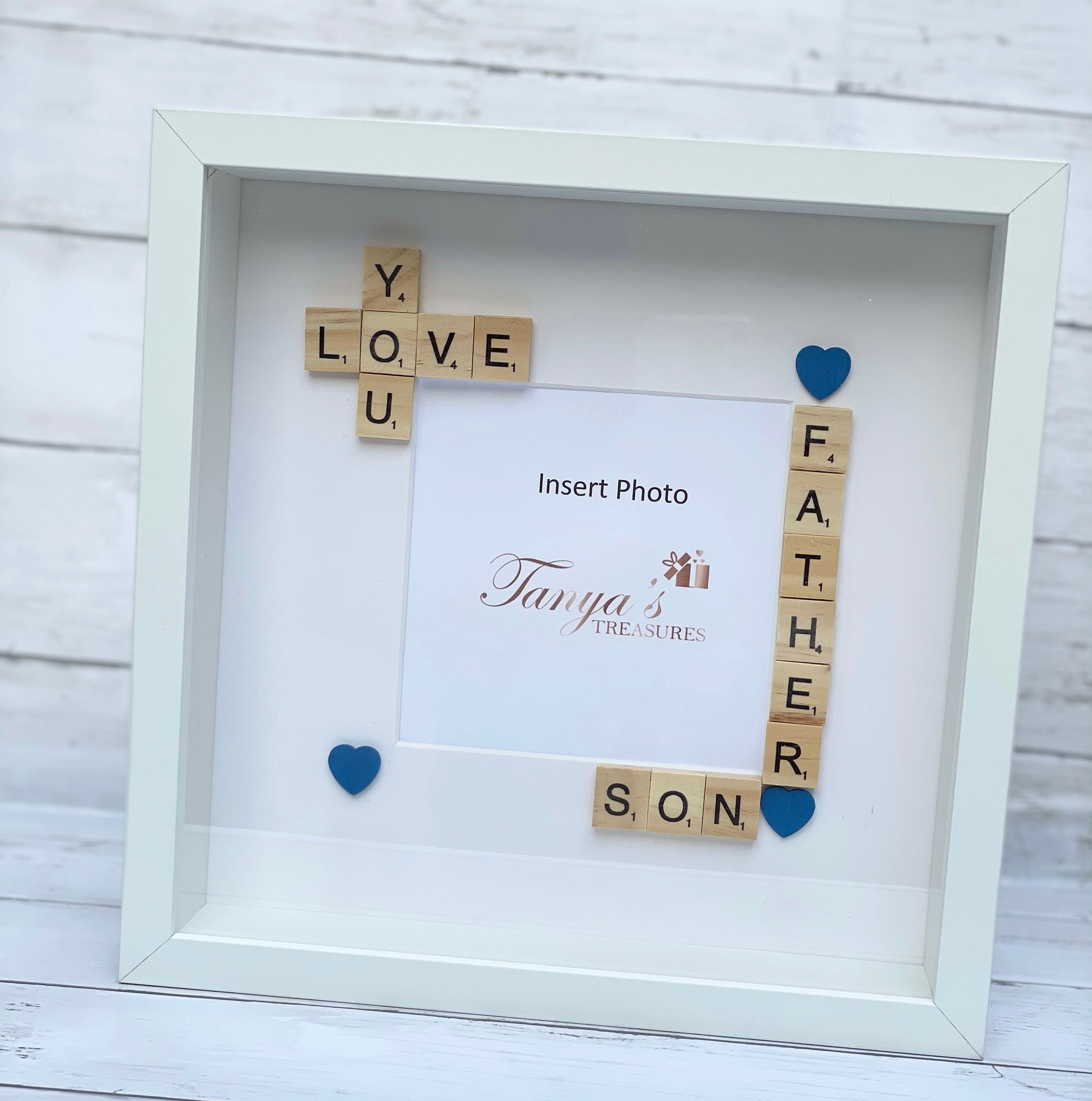 Father and Son Frame For a Father Father Gift Father's Etsy