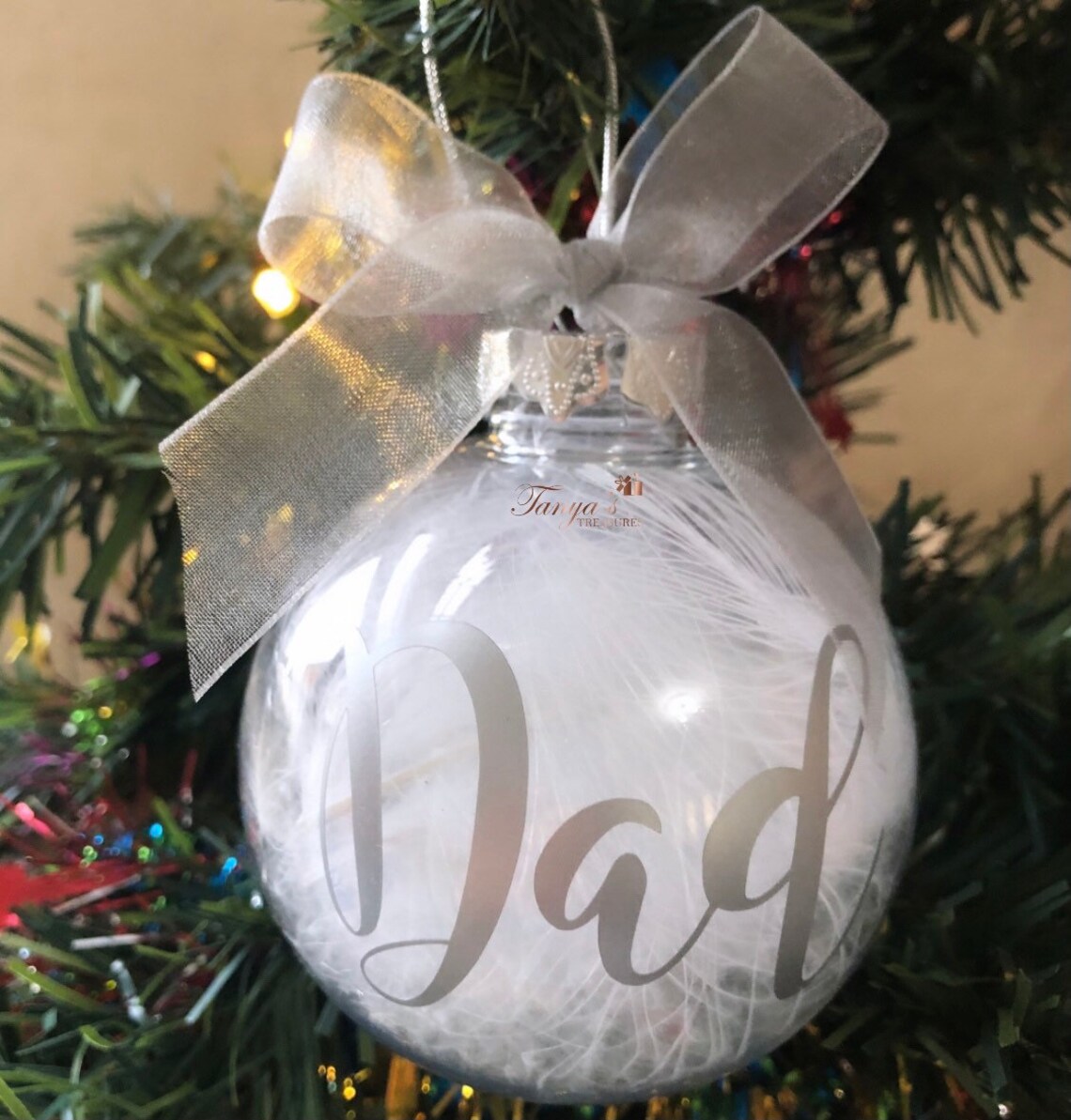 In Memory of Bauble in Loving Memory Bauble Remembrance Etsy UK