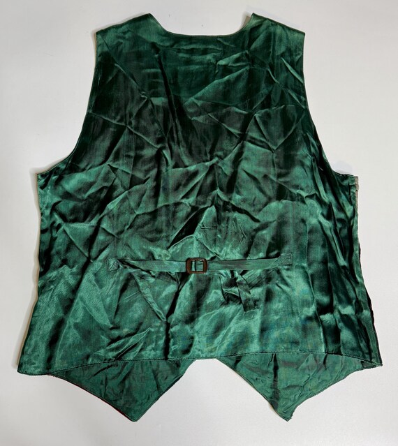 Velvet Patchwork Vest -1990's - image 4