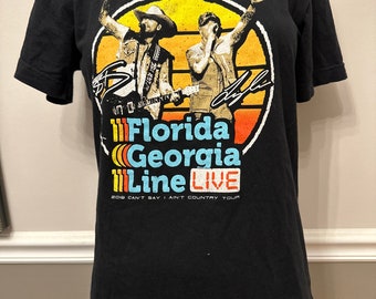 Florida Georgia Line Dig Your Roots Tour T Shirt Medium Etsy