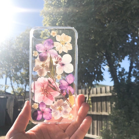 Pressed Flower Case Iphone 12 Iphone 13 Pro Case Iphone 13 Etsy