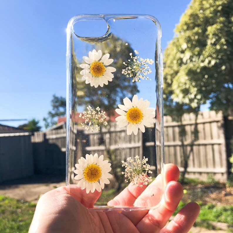 Pressed Flower phone case,iPhone 11/ 11 pro/11 pro max,iPhone Xs/X/XR/Xs Max cases, iPhone 8 case, iPhone 7/7 case, iPhone6/6s/6 case, image 3