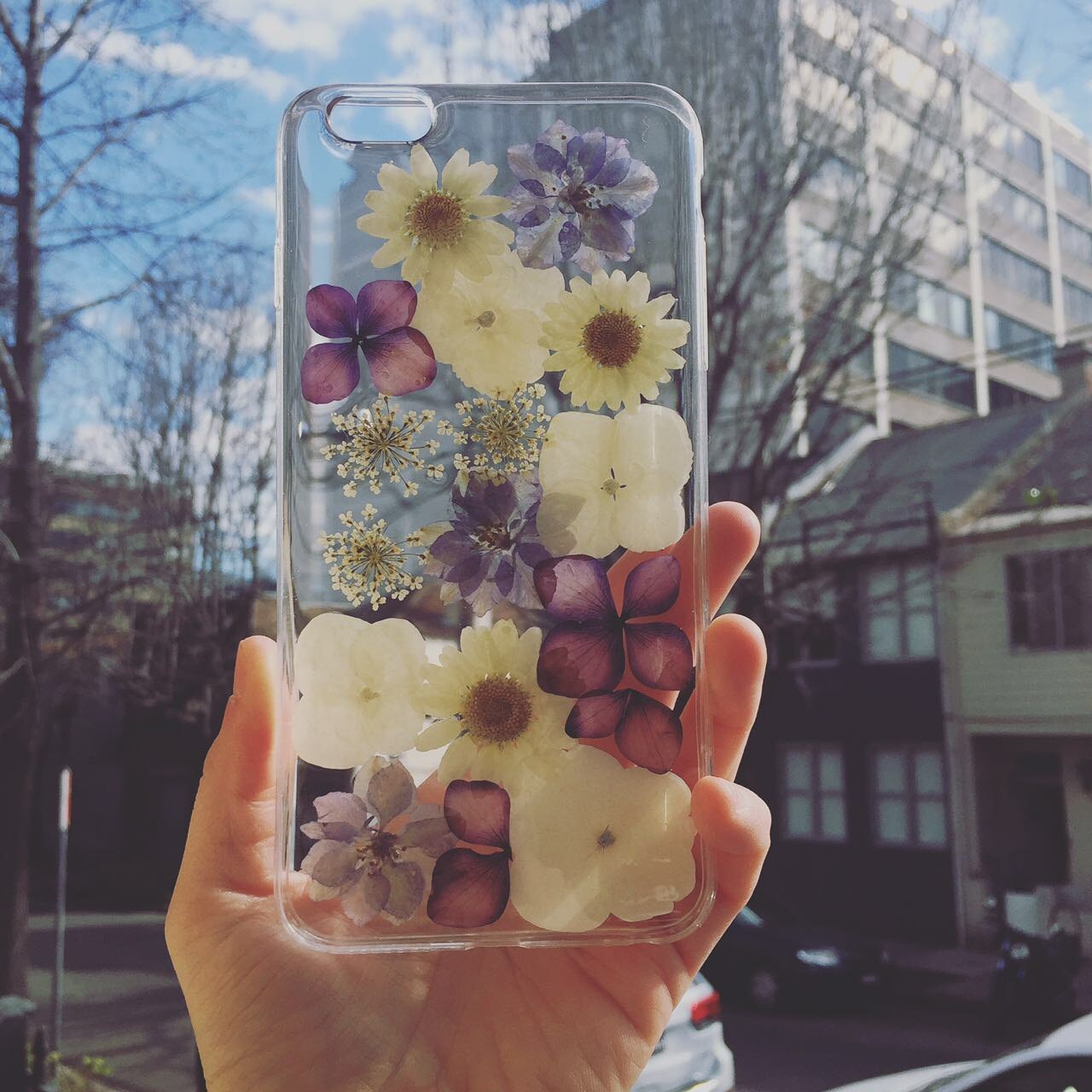 Pressed Flowers Phone Case Iphone 12/13 Case Iphone 13 Etsy Australia