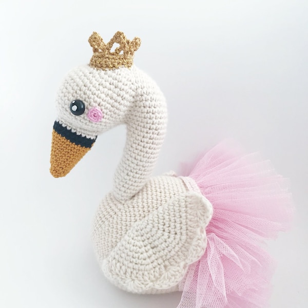 Swan princess crochet pattern dutch/english