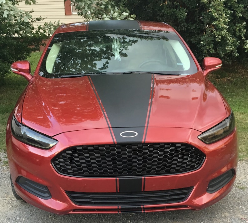 20132016 Fusion Precut Vinyl Overlay Headlight Tint Covers Etsy