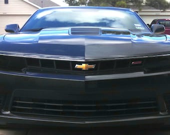 14-15 Camaro Pre-cut vinyl overlay Headlight tint covers