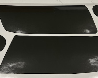 For: 14-16 Jeep Grand Cherokee Pre-cut vinyl overlay headlight tint covers (Halogen ONLY)