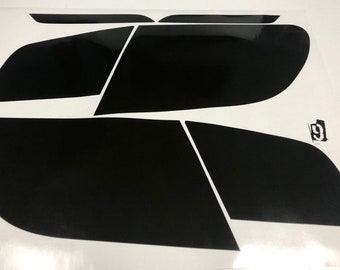 11-16 BMW 5-Series 528 535 550 Taillight & reflector tint covers vinyl overlays