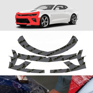 2016-2018 Camaro SS Pre-Cut Front Bumper Paint Protection Clear Film PPF wrap bra