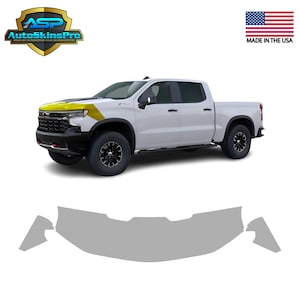 Precut Paint Protection Film for 2022-2025 Silverado ZR2 Partial Hood and Fender