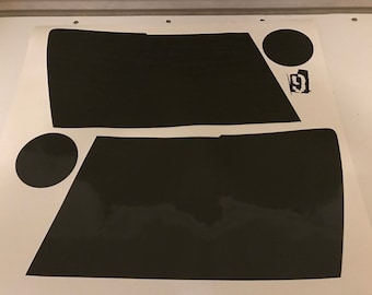 2007-2014 Tahoe, Suburban, Avalanche Headlight / Fog light vinyl tint covers film