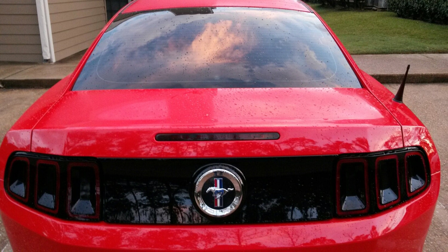 2013 2014 Mustang Precut Full Rear Vinyl Smoked Tinted Tail Light