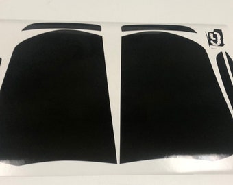 2015-2021 Chrysler 300 vinyl overlay Taillight, third brake, marker, reflector tint covers