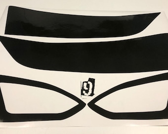 2015-2018 Ford Edge Pre-cut vinyl overlay headlight & drl/fog tint covers