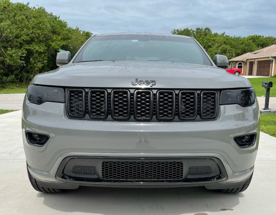 20142021 Jeep Grand Cherokee Precut Vinyl Overlay Headlight Tint