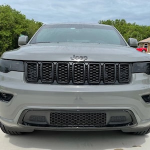 2014-2021 Jeep Grand Cherokee Pre-cut vinyl overlay headlight tint covers (Xenon only)