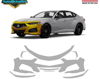 Precut Paint Protection Film for 2024-2025 Acura TLX Type S Front Bumper