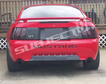 99-04 Mustang smoked tinted tail light covers vinyl Full rear kit