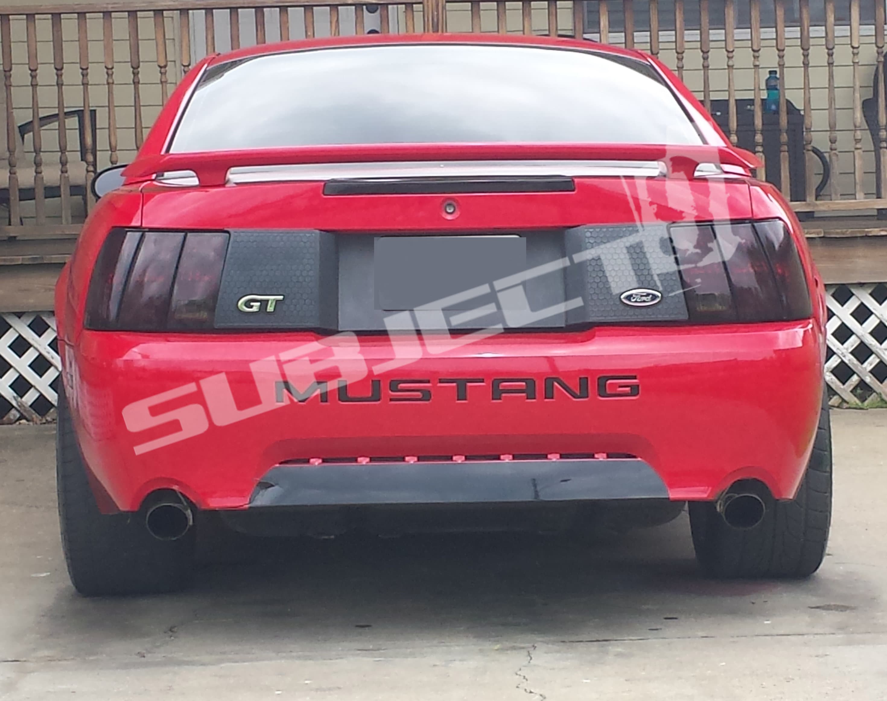 Mustang Tail Light Tint Smoked Tail Light Vinyl Overlays For 1999-2004 Ford Mustang - Precut Blackout Tint Covers Tail Lights For Ford Edge - Foto 2