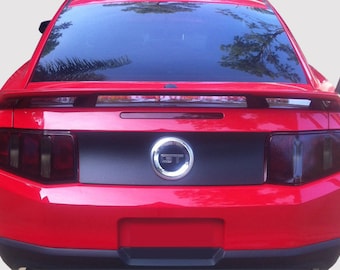 10-12 Mustang smoked tinted tail light covers vinyl Full rear kit