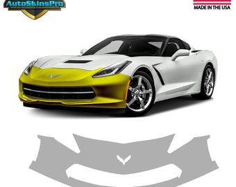 Precut Paint Protection Film for 2014-2019 Chevrolet Corvette Front Bumper