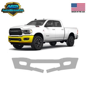 Precut Paint Protection Film for 2019-2024 Ram 2500 3500 Front Bumper