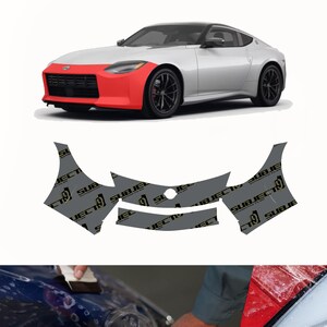 2023-2024 Nissan Z Pre-Cut Front Bumper Paint Protection Clear Film PPF wrap bra