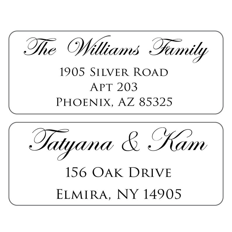 Vintage Personalized Return Address Labels Mailing Address Labels Easy to Peel, Guaranteed to Stick and Stay image 3