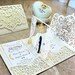 Pop Up Wedding Invitations - Sample - Chandelier Design - Laser Cut Wedding Invitations - Elegant Vintage - For Wedding & Anniversary