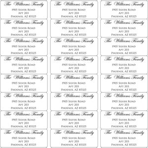 Vintage Personalized Return Address Labels Mailing Address Labels Easy to Peel, Guaranteed to Stick and Stay image 5