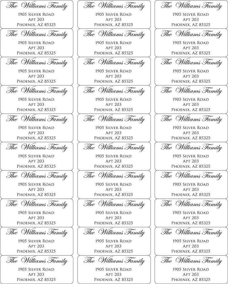 Vintage Personalized Return Address Labels Mailing Address Labels Easy to Peel, Guaranteed to Stick and Stay image 5