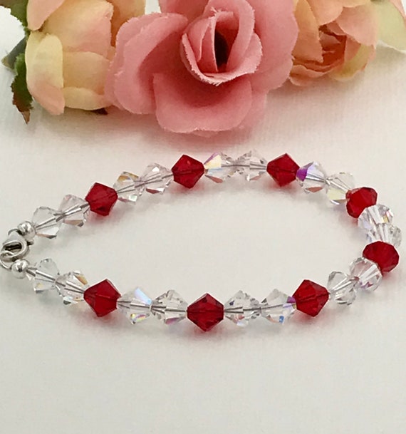 Buy SWAROVSKI Crystal Red Womens Western Bracelet | Shoppers Stop