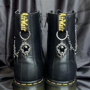 Boot chains bat charms Doc Martens gothic alternative accessories