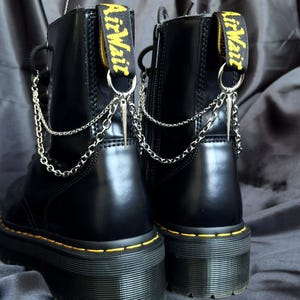 Boot chains spike for Doc Martens gothic alternative accessories