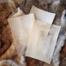 Natural Goat Vellum Parchment - Antique and Traditional - Parchment for calligraphy, painting, bookbinding, artwork and more 
