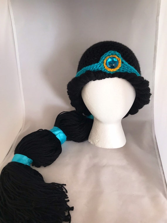 Custom-made Jasmine Wig Aladdin Children's Costume Wig - Etsy