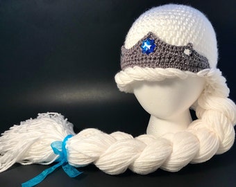 Custom-Made Elsa Wig, Frozen, Children&#39;s Costume, Wig, Hair (Available in All Sizes)