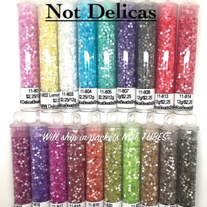 11/0 Silky Satins bead set 19 colors