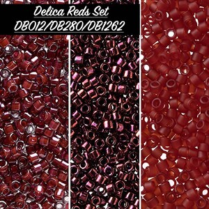 11/0 Delica 3 color sets/#3 (10 sets different colors)