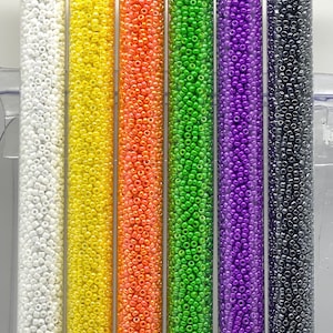 11/0 Op Lustre Spooky Time juego de cuentas redondas de semillas/30 g c/u