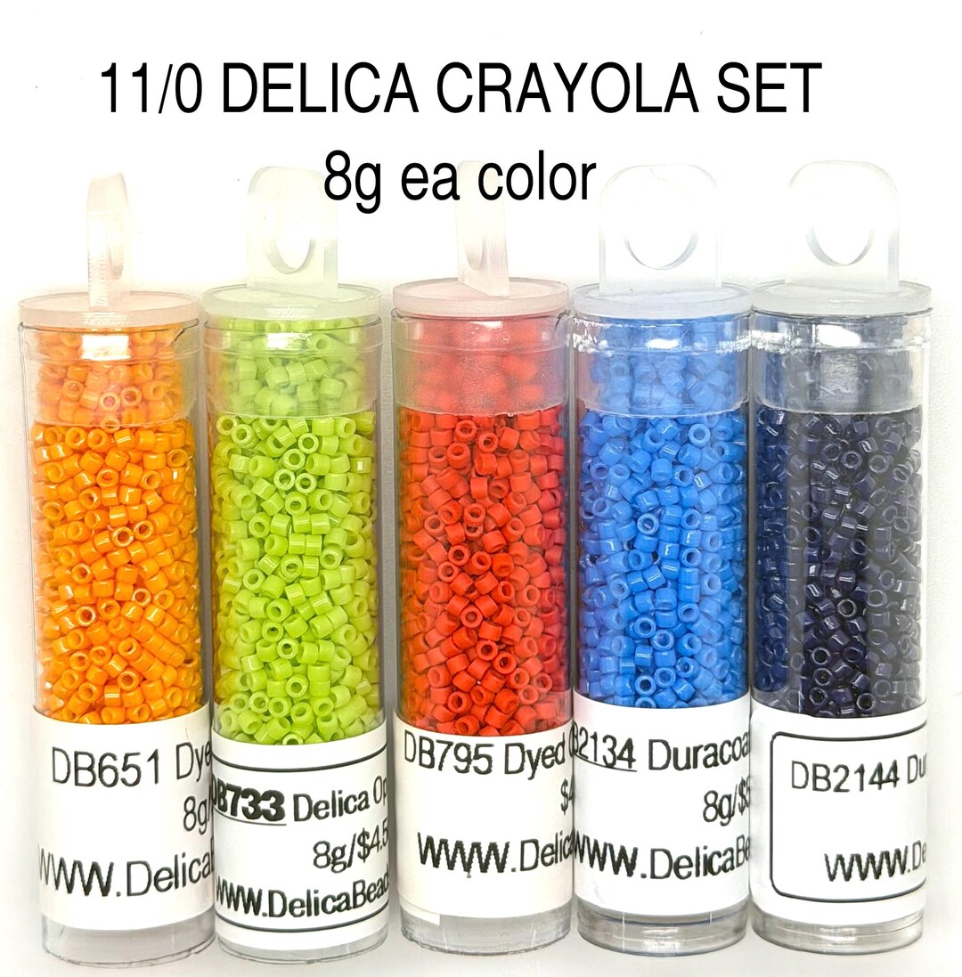 11/0 Delica Crayola Set/8g Ea Color - Etsy