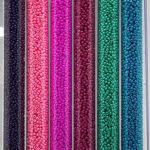 11/0 Op Luster Shimmer round seed bead set/30g ea